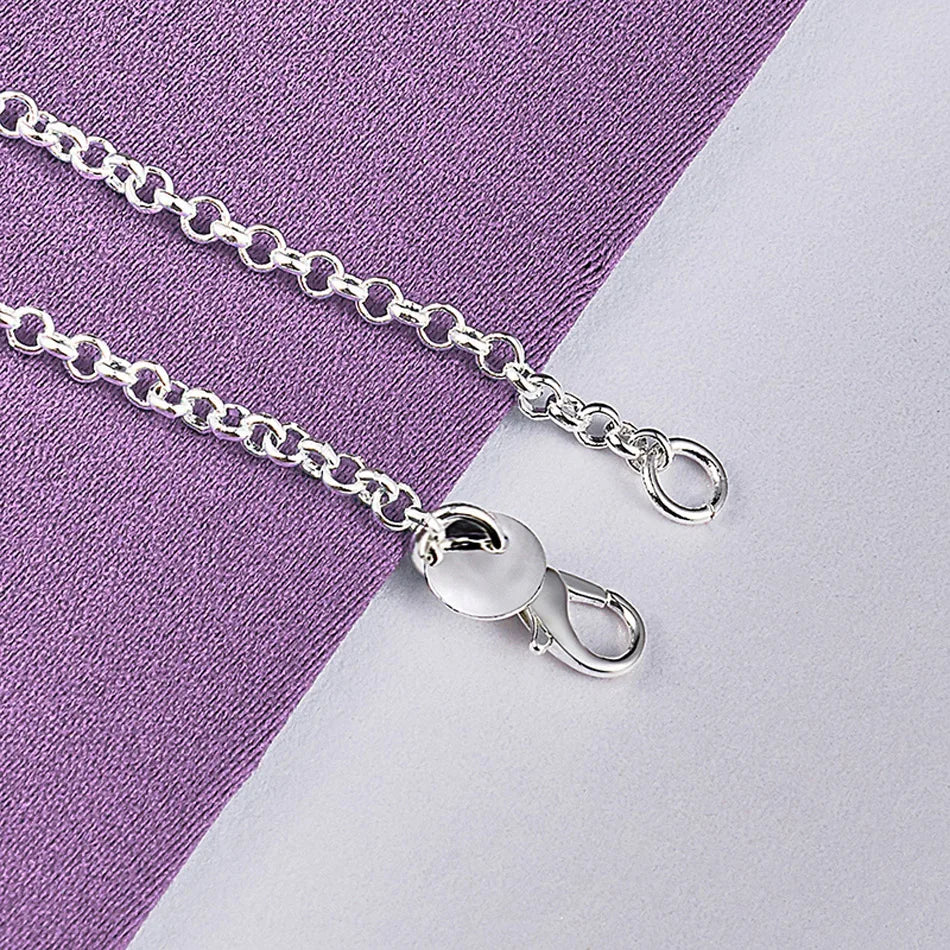 CHSHINE Fine 925 Sterling Silver Handcuffs Bracelet For Women Lovers Wedding Engagement Party Fashion Charm Jewelry Gifts