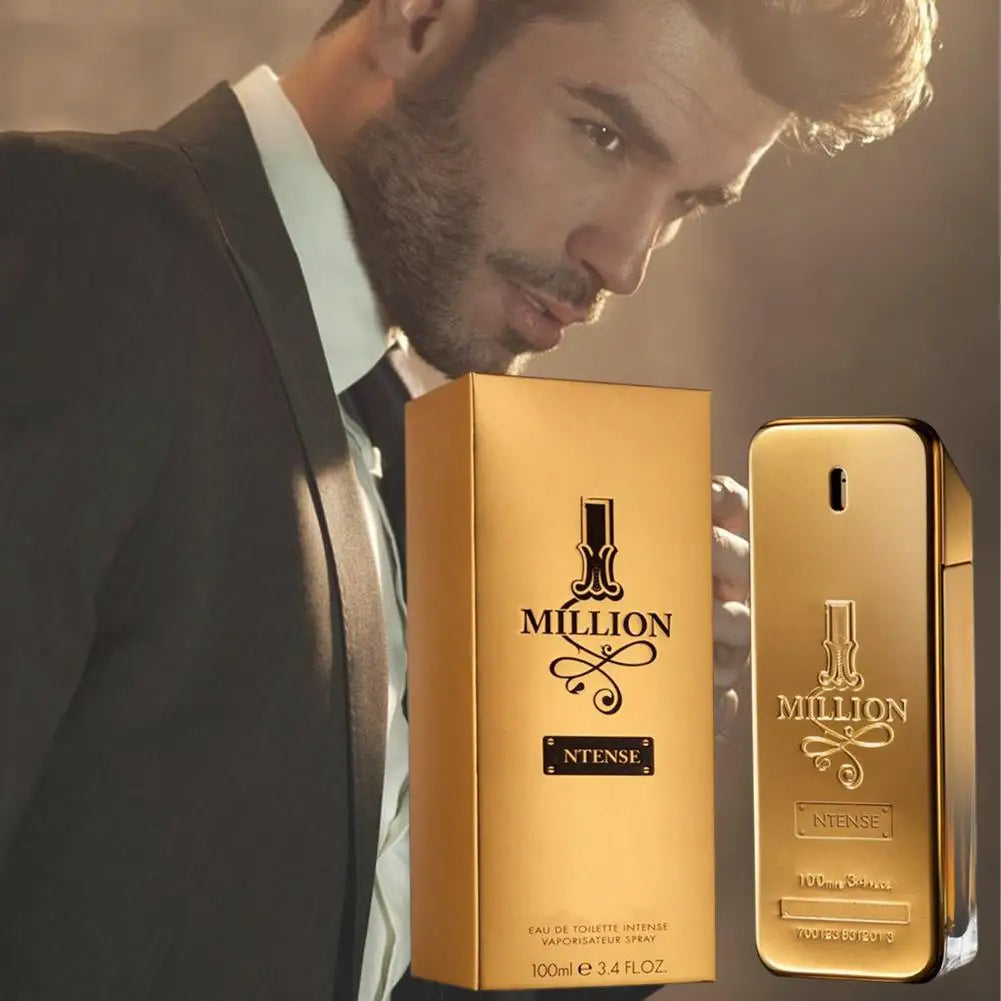 50/100ml Perfume Golden Million Gold Brick Extrait - Men's Long-Lasting Woody Perfume Men's Perfume Pray Fragrance
