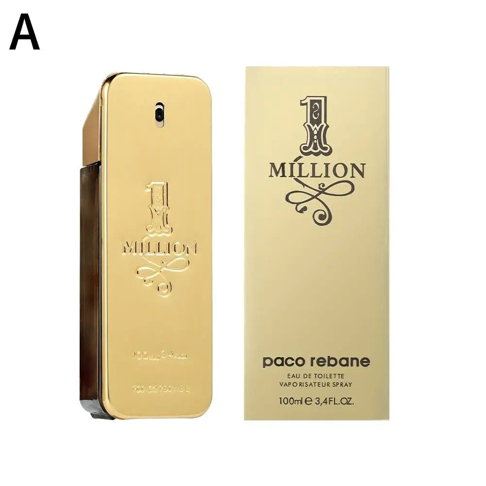 50/100ml Perfume Golden Million Gold Brick Extrait - Men's Long-Lasting Woody Perfume Men's Perfume Pray Fragrance